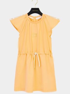 Escada jersey drawstring dress